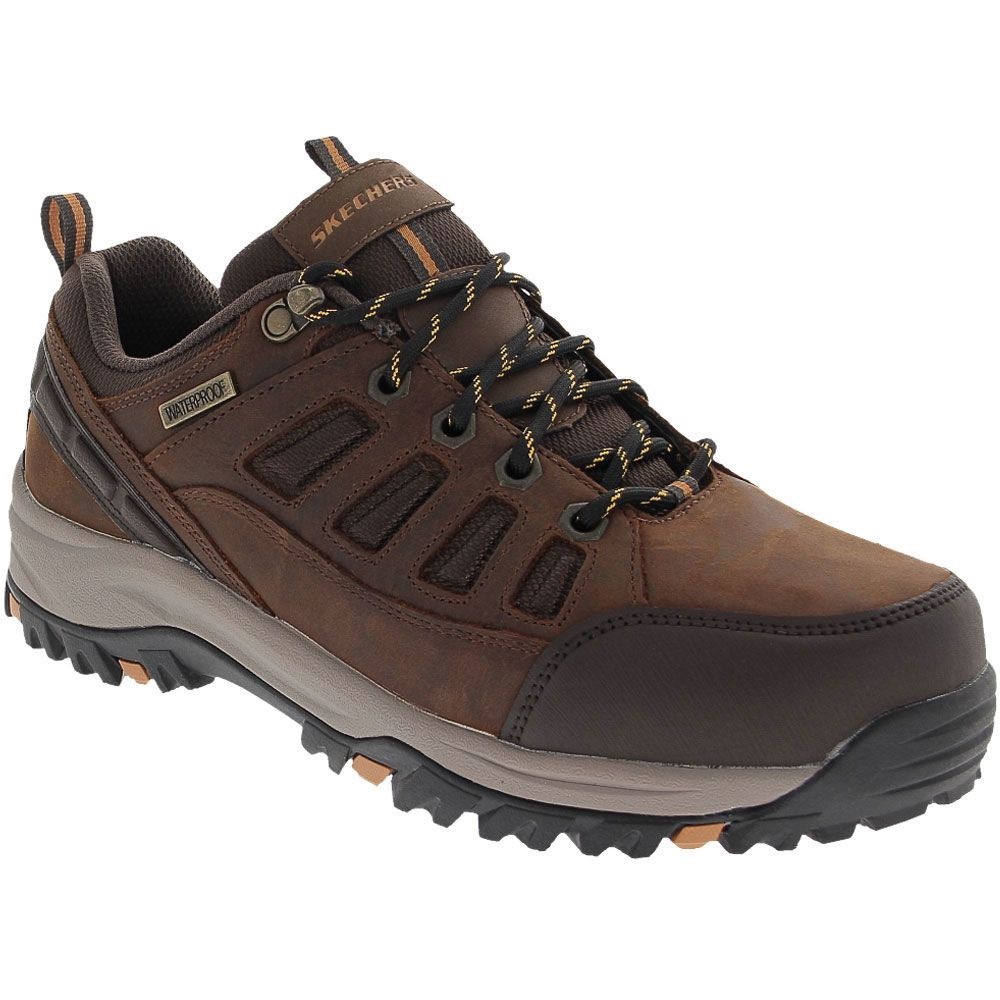 Skechers Relement Semego Dark Brown Waterproof Hiking Boots Sneakers 9